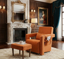 Orange Eames Style Lounge