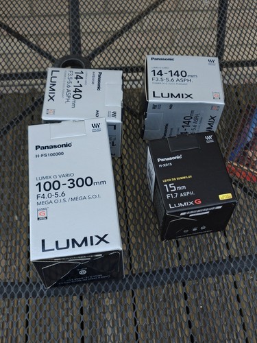 Panasonic lumix lenses - 4x,