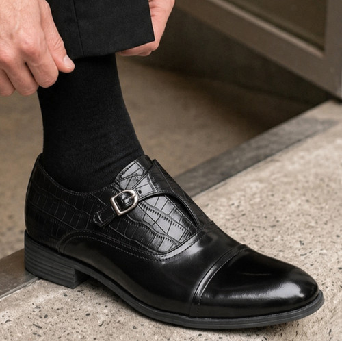 Mens formal dress - shoes, buckle