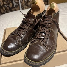 Skinhead Suede head Monkey Boots Vintage Retro Mod Brown Originals 8