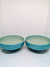2 Beswick Turquoise Cathay