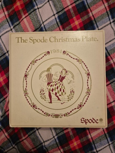 Spode 1981 christmas plate - spode,