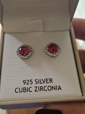Nanette Lepore Sterling Silver Cubic Zirconia Earrings Brand new 
