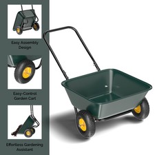 Poly Dump Cart 2-Wheel Garden