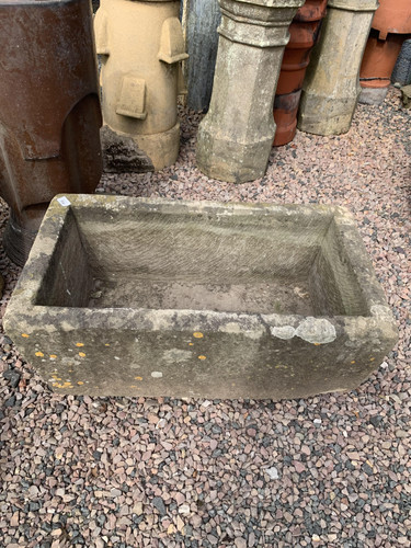 Antique natural stone trough - antique,