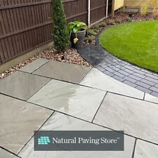 Paving Natural Indian Patio Kandla Grey Sandstone Slabs 22MM Calibrated - SAMPLE