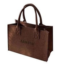 Felt Tote Bag Elegant Shopping