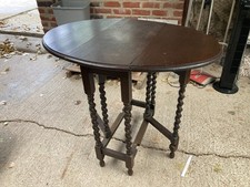 Vintage Antique Oval Drop Leaf