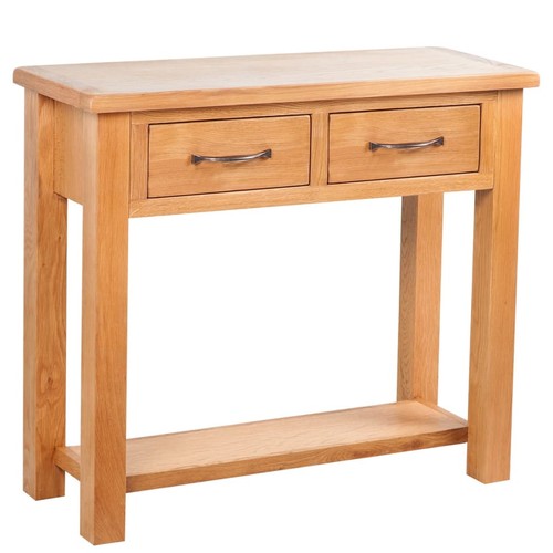Solid oak wood - wood, console