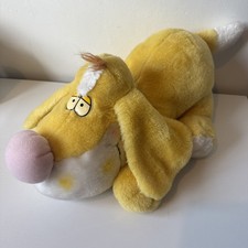 Vintage Barney The Dog Soft Toy Plush 1989 Leographics. Barney & Friends Teddy