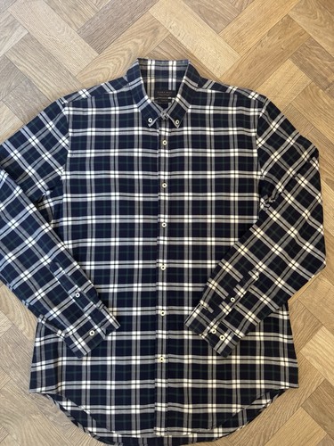 Zara man blue white plaid - zara,