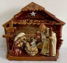 Nativity Scene Pottery Figures