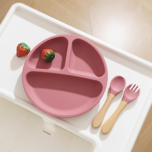 3pcs silicone baby feeding - 3pcs,