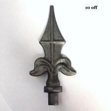 10 Wrought Iron Rail Heads