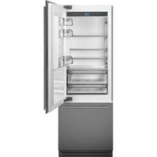 Smeg Fridge Freezer RI76LSI+WI66RS Wine Cooler WI66RS EX DISPLAY (JUB-4016+4015)