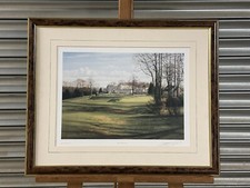 Beautiful Signed Print Of Wentworth Golf Course By Graeme Baxter 