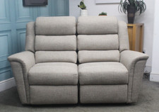 PARKER KNOLL COLORADO ELECTRIC RECLINER 2 SEATER SOFA IN COUNTRY OATMEAL FABRIC