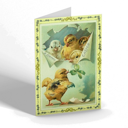Easter card vintage - easter,