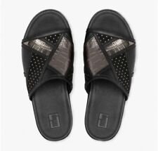 FITFLOP ELOISE ART DECO PLATFORM BLACK SLIDE SANDALS Uk6 Worn Only Once RRP £120