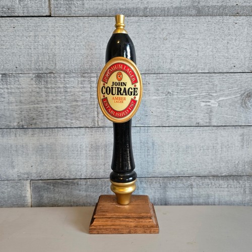 John courage amber lager beer - john,