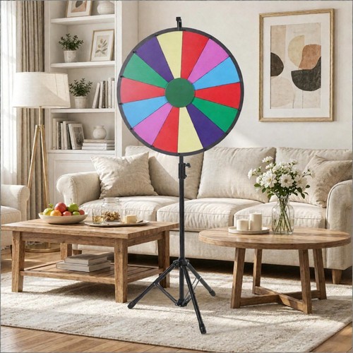 Colorful prize wheel with - 24",