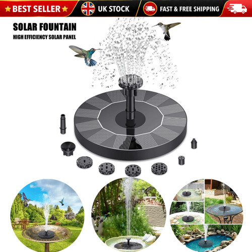 Solar water fountain - water, pump