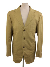 Christian Dior Men's Old Cotton Jacket Size 48" Chest Tan Pockets Used F1