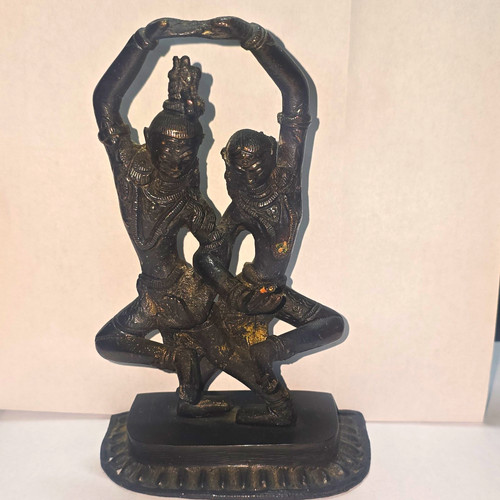 Vintage bronze statue the - of,