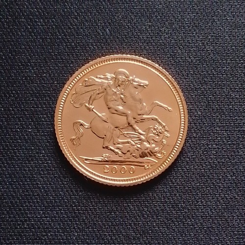 22ct gold half sovereign - gold,