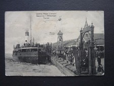PRINTED POSTCARD. LIVERPOOL, SEACOMBE & BIRKENHEAD FERRY LANDING STAGE.