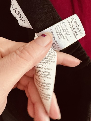 Black classic straight leg - m&s,