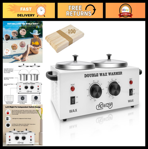 Double electric wax warmer - electric,