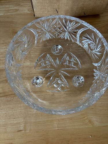 Bohemia crystal glass bowl - crystal,