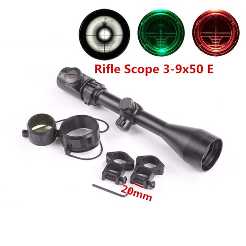 Hot rifle scope 9x50e - hot, red