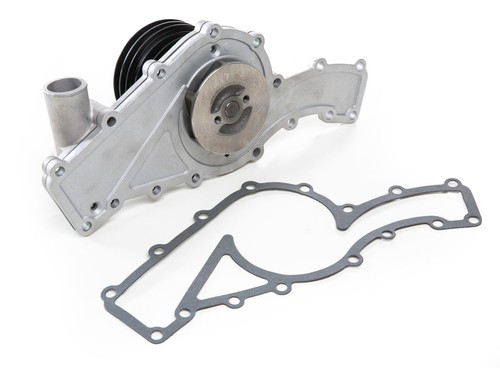 Water pump with pulley - with,