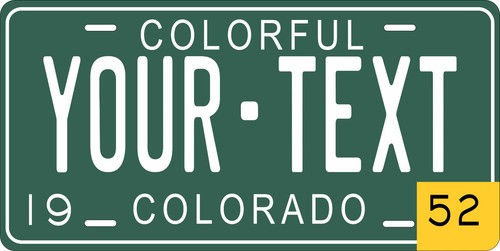 Colorado 1952 license plate - colorado,