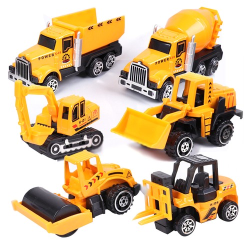 6pcs mini alloy construction - mini,