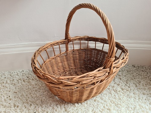 Wicker basket christmas hamper - wicker,