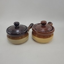 Set Of 2 Vintage Stoneware
