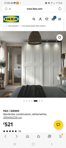 Ikea pax wardrobe - ikea, with