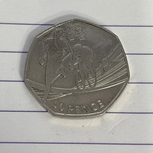 Olympic 50p coins london 2012 - 50p,