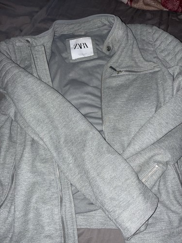 Gray zara jacket - zara,
