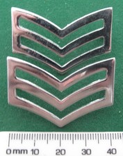 Pair of Sergeants Rank Chevrons ( b )