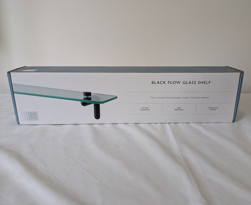 John lewis black glass - black,