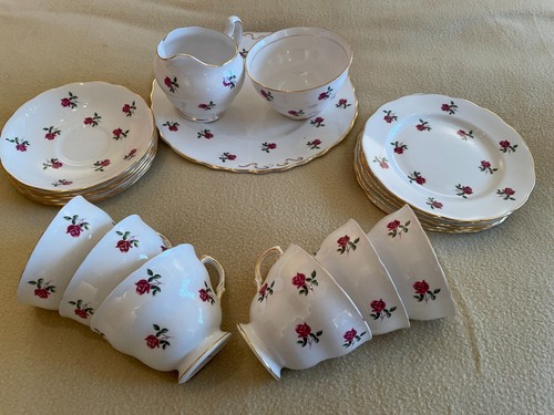 Colclough bone china tea set - colclough,