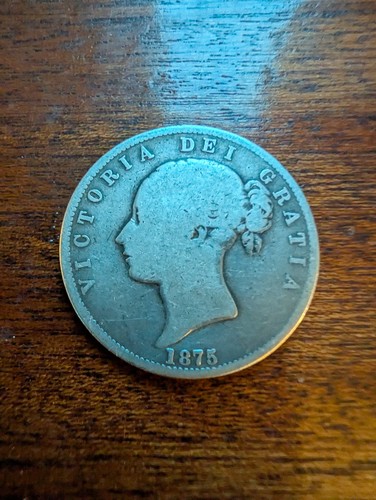 1875 queen victoria half - 1875,