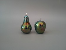 Vintage small iridescent glass