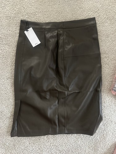 Mango pvc skirt - brown, 12