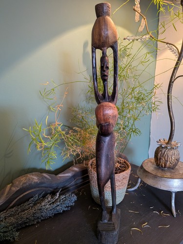 Vintage 42cm african - vintage, hand