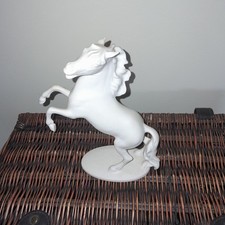 Kaiser White Rearing Horse